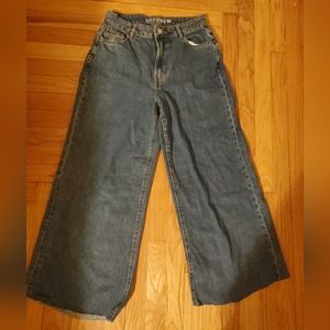 Dark blue jeans - wide leg